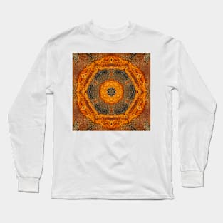 RUST... FLORAL FANTASY PATTERNS and ART Long Sleeve T-Shirt